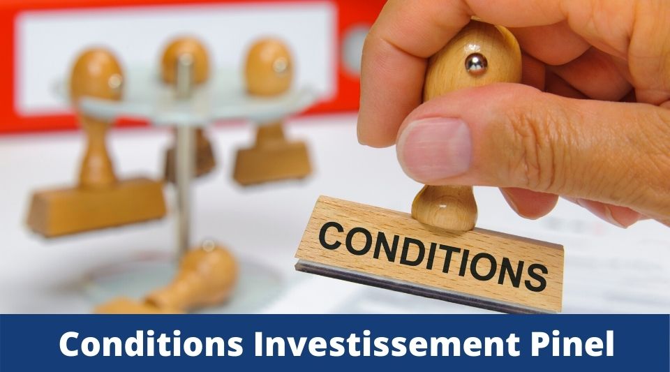 conditions pour pouvoir faire un investissement pinel